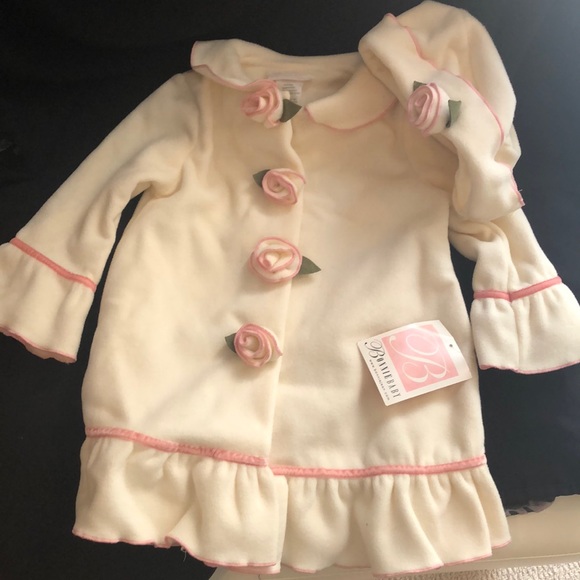 Bonnie baby jacket with matching hat - Picture 4 of 8